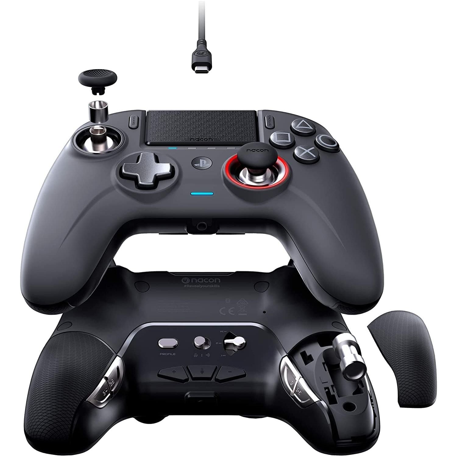 Nacon,NACON Revolution Unlimited Pro Gamepad for PlayStation 4 - Black - Gadcet.com